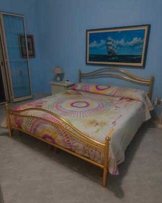 letto in ottone placcato oro 24 k firmato CIACCI