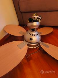 ventilatore a soffitto con luce 