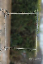 Carrello appendiabiti in acciaio