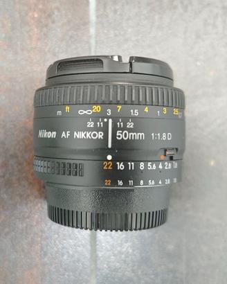 Ottica AF NIKKOR 50mm 1.8 D