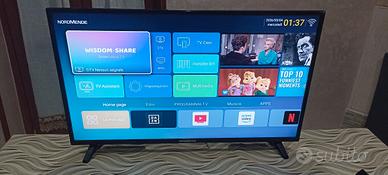 TV smart 40 nordmende android 11 dt2 sat2 wifi ecc
