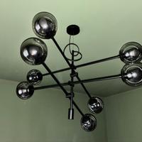 Lampadario sfere vetro