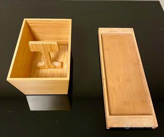 Accessori in legno per bagno