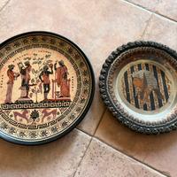 Set 2 piatti artigianali Egitto