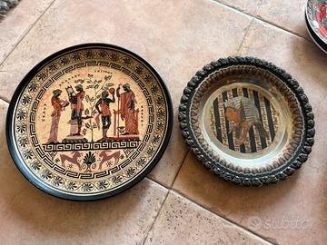 Set 2 piatti artigianali Egitto