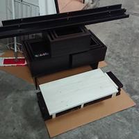 4 Mensole 9 cubi legno vengè ripiani mdf