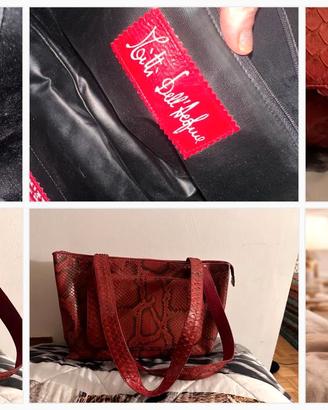 Borsa in vero pitone – Tullia e Massimo Pazzano
