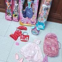 Lotto bambolaSparkle Girlz Princess+barbie+ acc