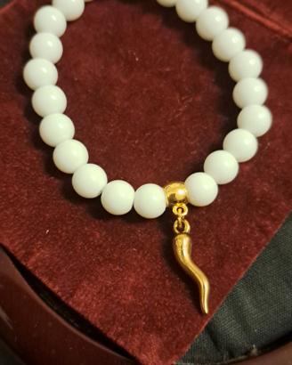 bracciale pietra di luna portafortuna 