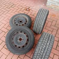 gomme invernali+cerchi 195/55 r15 fiat