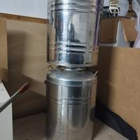 contenitore olio acciaio inox 