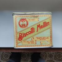 Biscotti Mellin scatola di latta vintage