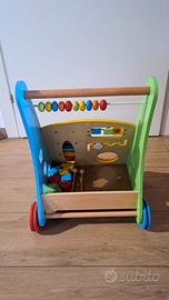 CARRELLO PRIMI PASSI LEGNO