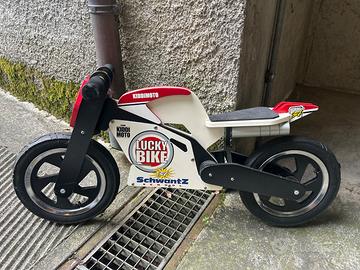 Bici senza pedali legno Kiddimoto Superbike Kevin