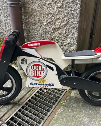 Bici senza pedali legno Kiddimoto Superbike Kevin