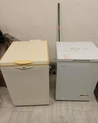 2 congelatori a pozzetto da 110l