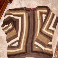 SUPREME MAGLIONE MARRONE