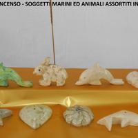 Incenso - Porta Stick in Marmo e Ceramica