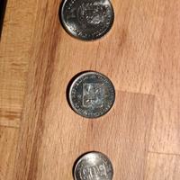 Lotto 3 monete Venezuela 1990