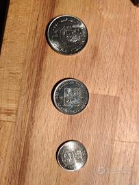 Lotto 3 monete Venezuela 1990