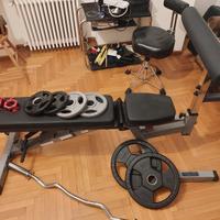 Panca inclinabile Body Solid + accessori