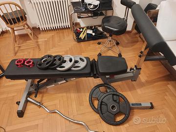 Panca inclinabile Body Solid + accessori