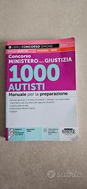 Libro concorso Ministero Giustizia 1000 autisti