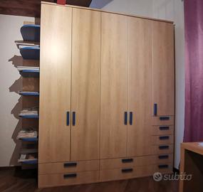 armadio in rovere 