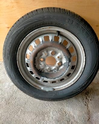  Gomma e cerchio fiat panda
