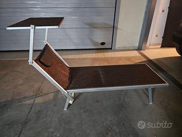 LETTINO ALLUMINIO SPIAGGIA