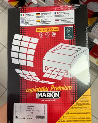 Etichette Markin C519