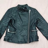 Giacca similpelle bambina 6/7 anni 