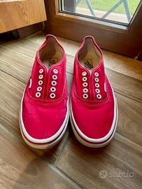 Vans originali modello Authentic rosse