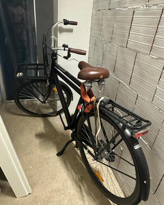 Bicicletta da passeggio con doppio porta pacchi