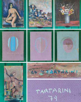 Quadri del pittore Vinicio Tartarini anni '60 -'70