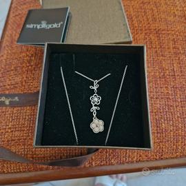 collana argento donna