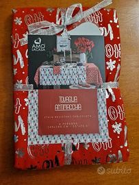 Tovaglia natalizia rettangolare antimacchia