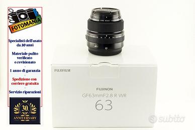 Fuji 63 f 2,8 GFX Nuovo 2 anni garanzia