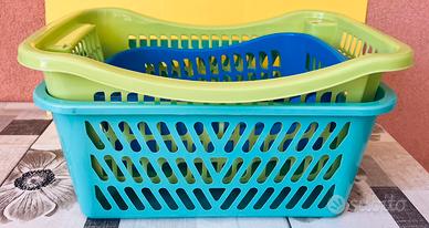 Set Cestini Multiuso in Plastica