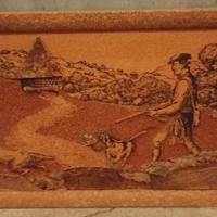 Quadro in sughero intagliato 