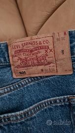 6 PAIA DI JEANS LEVI'S 501 UOMO ORIGINALI