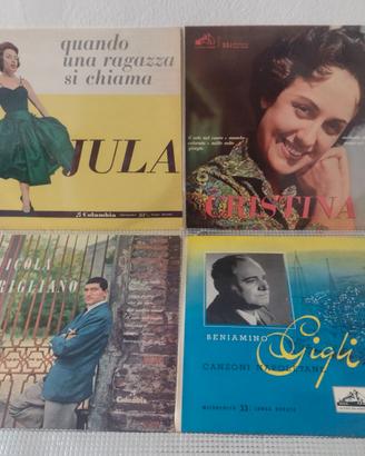 Lotto vinili 33 giri musica italiana anni ‘50