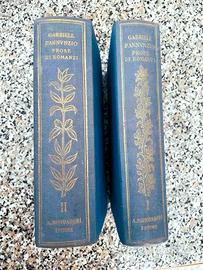 2 libri di opere di G.D’Annunzio firmati 1953