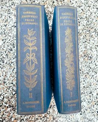 2 libri di opere di G.D’Annunzio firmati 1953