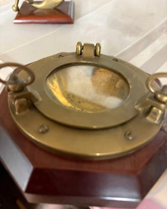 Set nautico vintage in ottone