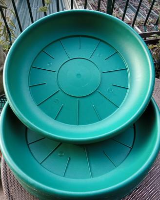 15 sottovasi in plastica diametro 50 centimetri