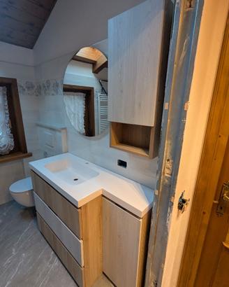 Mobile Bagno completo nuovo con specchio