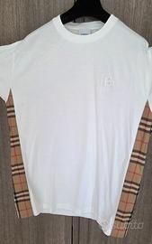 Maglietta Burberry T-shirt in Cotone 
