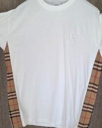 Maglietta Burberry T-shirt in Cotone 
