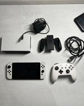 Nintendo switch oled bianca